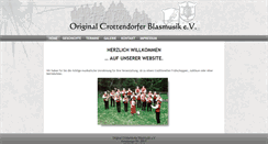Desktop Screenshot of crottendorfer-blasmusik.de