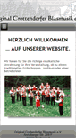 Mobile Screenshot of crottendorfer-blasmusik.de