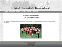 Tablet Screenshot of crottendorfer-blasmusik.de